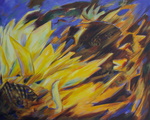 Sonnenblumen - Wege zur Abstraktion
