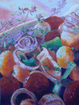 Kartoffelpfanne mit Zwiebelringen