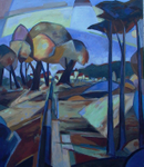 Herbstlandschaft - abstrakt